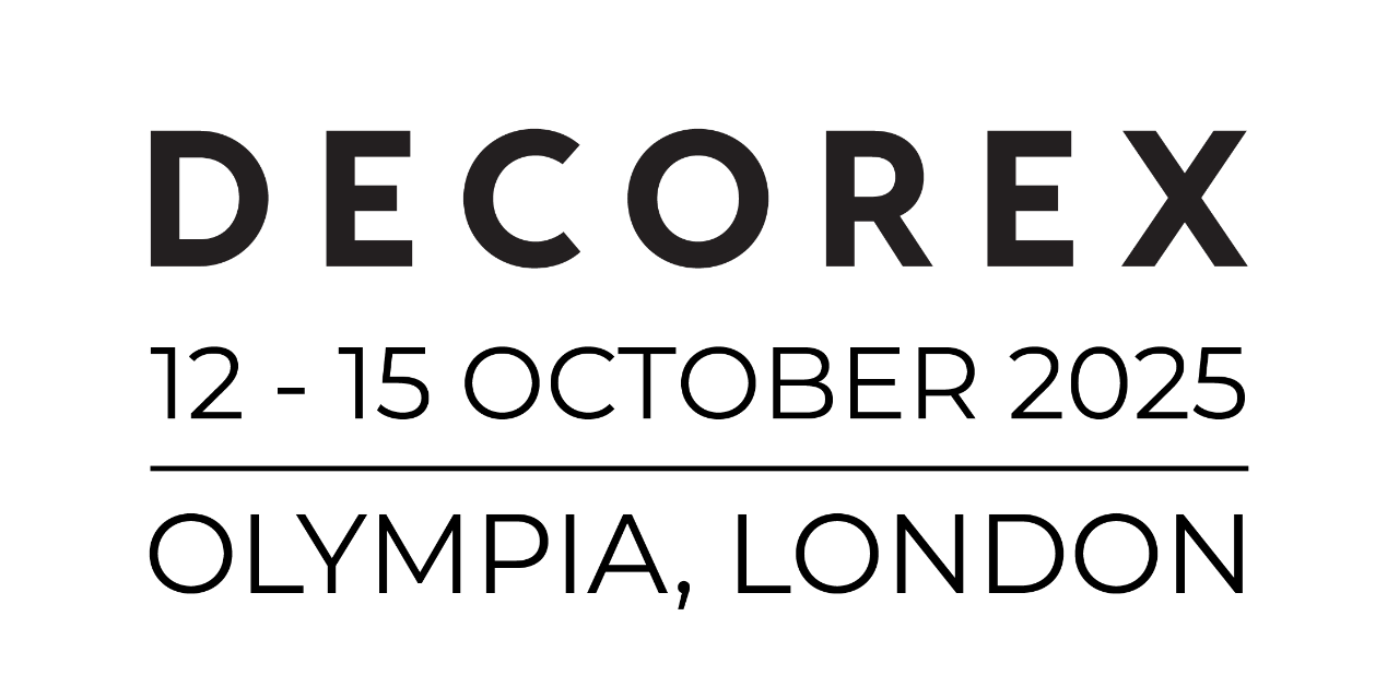 Decorex logo. 8-11 October 2023. Olympia London.