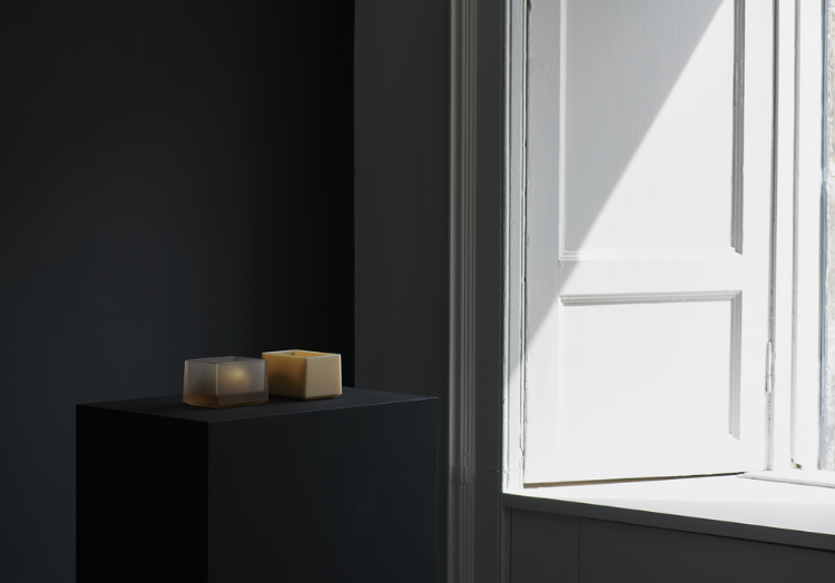 Pair Of Contained Boxes By Andrea Walsh