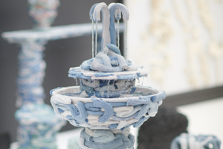 'Plastic Baroque Freestanding Fountain' by James Shaw