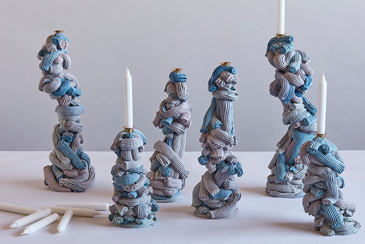 'Plastic Baroque Candlesticks' by James Shaw