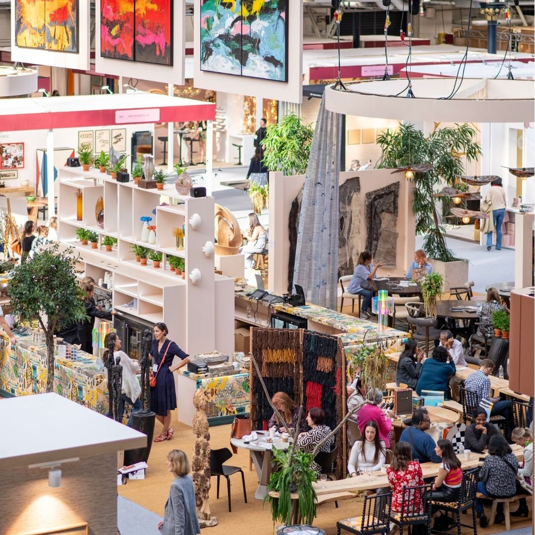Visitors Networking at Decorex